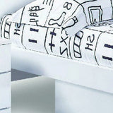80'" X 60'" X 42.5'" Modern Queen White High Gloss Bed - Homeroots - Flyclothing LLC