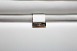 White Italian Leather L Shaped Two Piece Sofa and Chaise Sectional - Homeroots - Flyclothing LLC