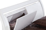 California King Tufted White Bed - Homeroots - Flyclothing LLC