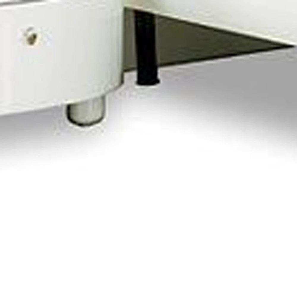 California King Tufted White Bed - Homeroots - Flyclothing LLC