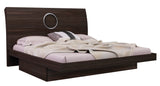 Four Piece Wood Brown Solid Wood Bedroom Set With Mirror - Homeroots