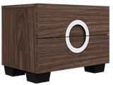 Four Piece Wood Brown Solid Wood Bedroom Set With Mirror - Homeroots