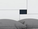 Four Piece White Solid Wood Bedroom Set With Mirror - Homeroots