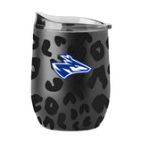 Nebraska-Kerney Leopard 16oz Black Powdercoat Curved Beverage