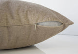 18" X 18" Taupe Velvet Polyester Mosaic Zippered Pillow - Homeroots - Flyclothing LLC