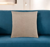 18" X 18" Taupe Velvet Polyester Mosaic Zippered Pillow - Homeroots