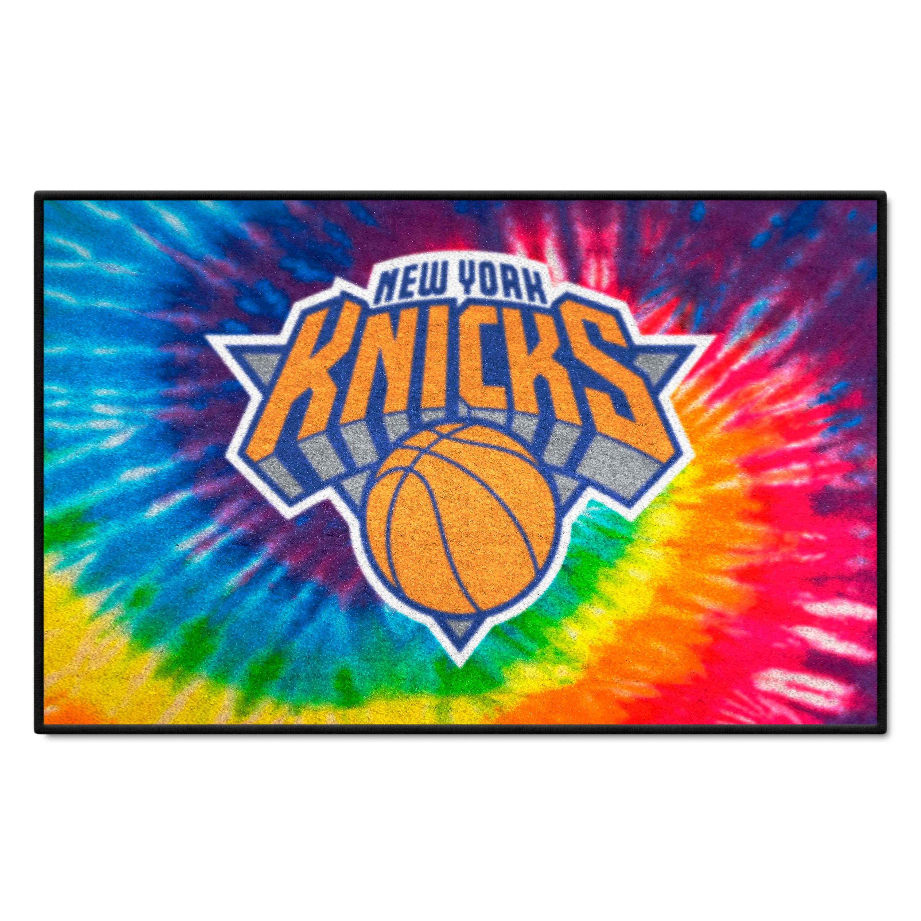 New York Knicks Tie Dye Starter Mat Accent Rug - 19in. x 30in. - New York Knicks