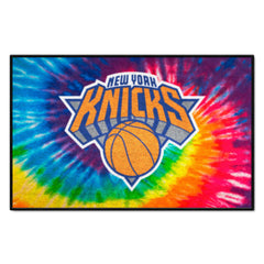 New York Knicks Tie Dye Starter Mat Accent Rug - 19in. x 30in. - New York Knicks