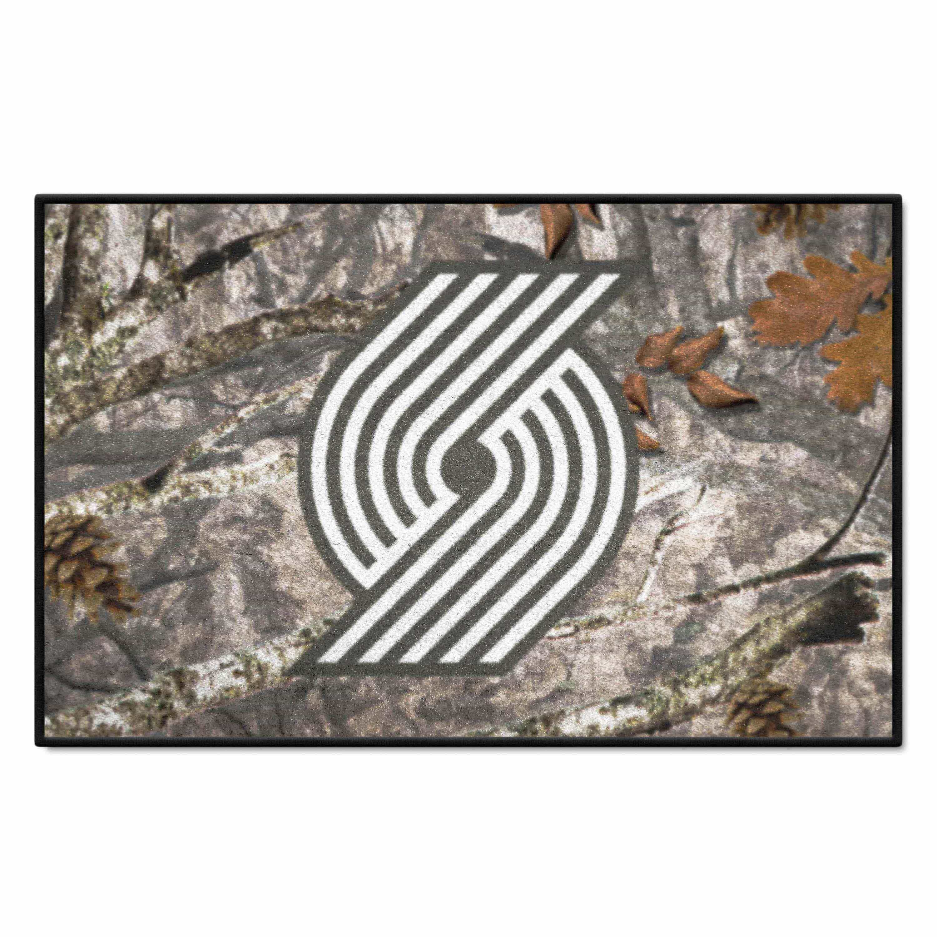 Portland Trail Blazers Camo Starter Mat Accent Rug - 19in. x 30in. - Portland Trail Blazers