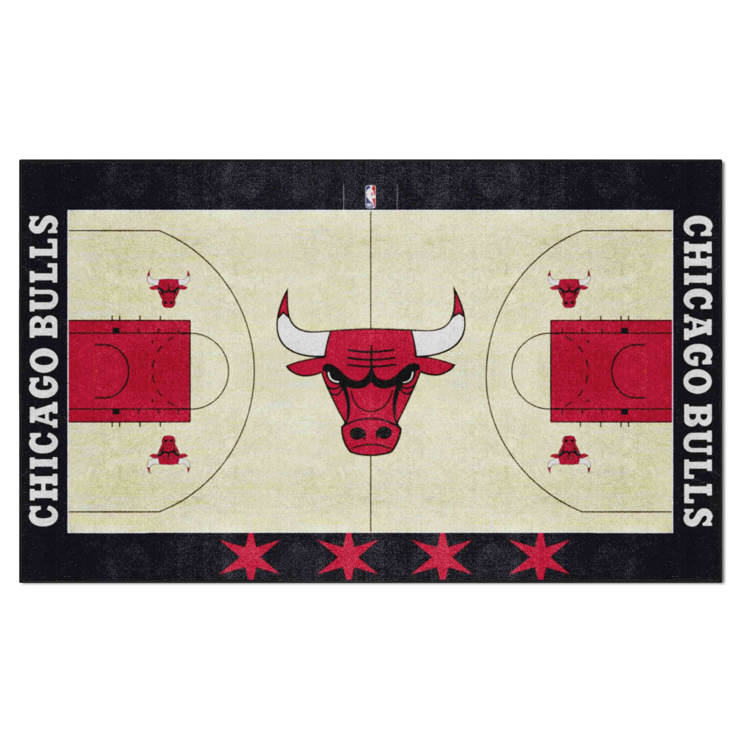 Chicago Bulls 6 ft. x 10 ft. Plush Area Rug - Chicago Bulls