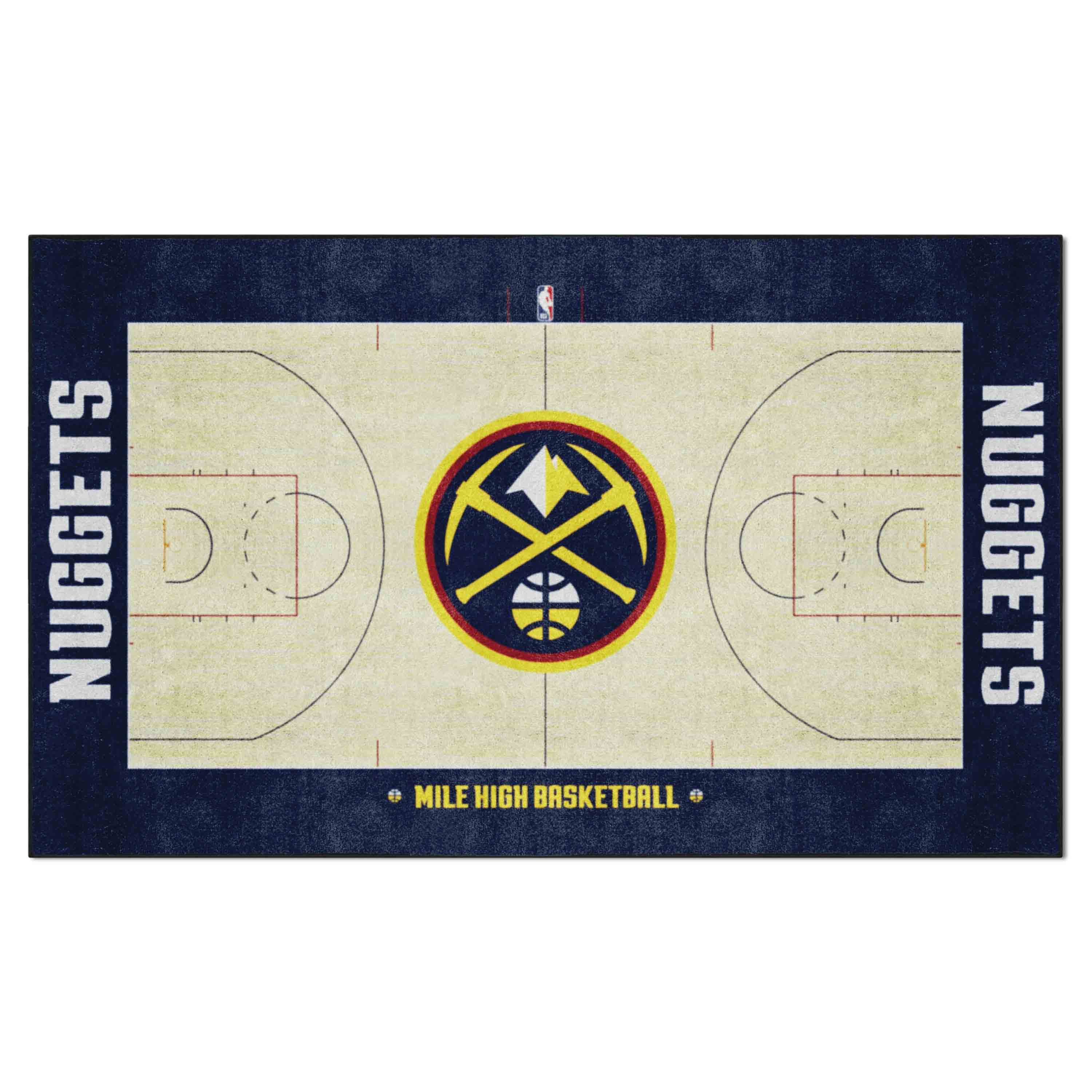 Denver Nuggets 6 ft. x 10 ft. Plush Area Rug - Denver Nuggets
