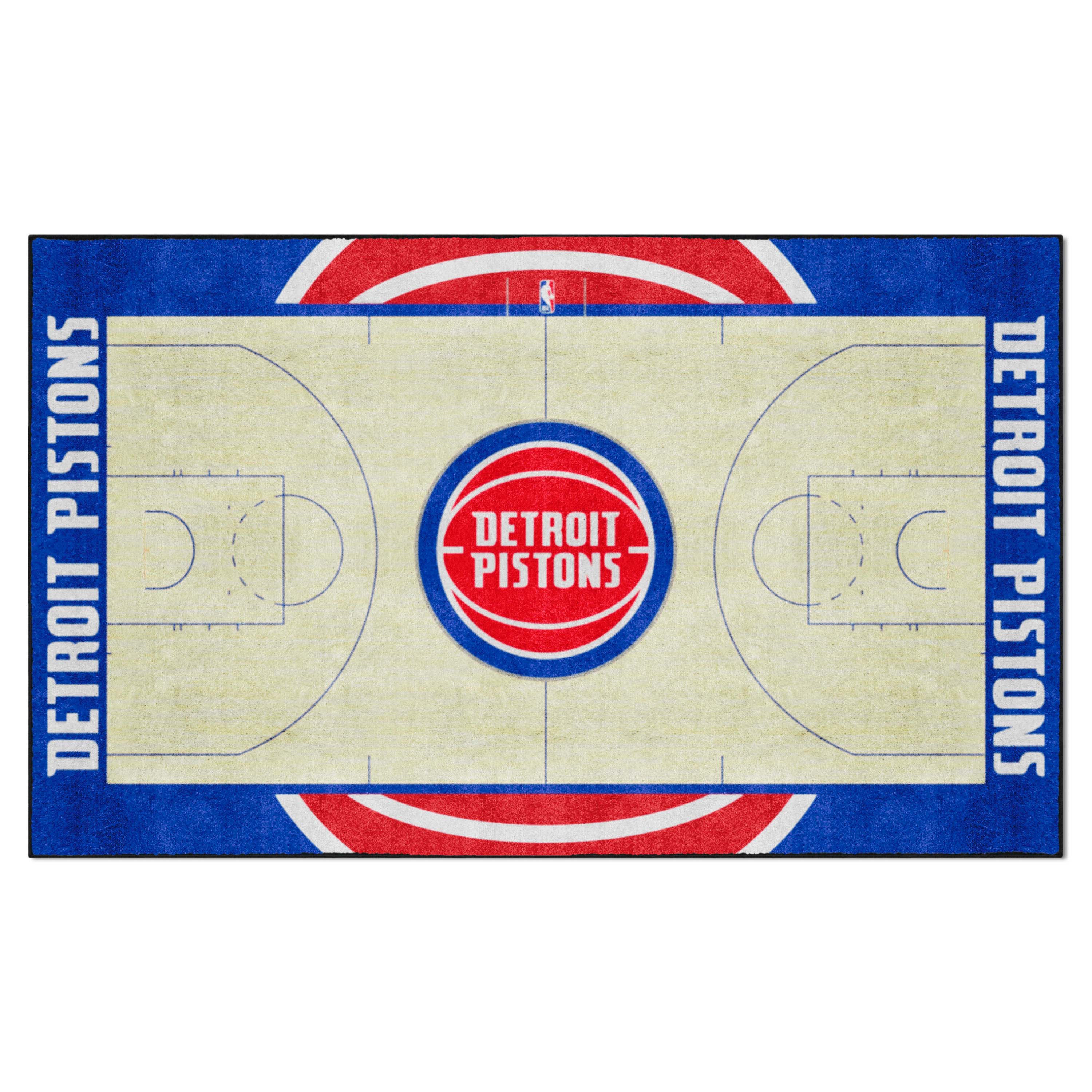 Detroit Pistons 6 ft. x 10 ft. Plush Area Rug - Detroit Pistons