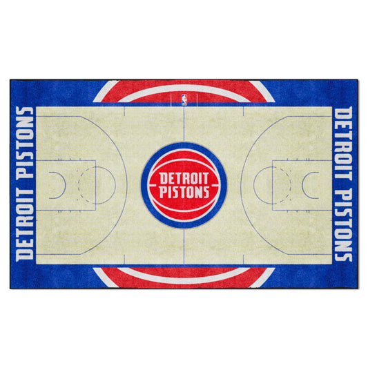 Detroit Pistons 6 ft. x 10 ft. Plush Area Rug - Detroit Pistons