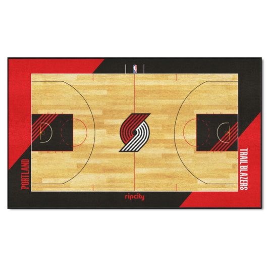 Portland Trail Blazers 6 ft. x 10 ft. Plush Area Rug - Portland Trail Blazers