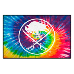 Buffalo Sabres Tie Dye Starter Mat Accent Rug - 19in. x 30in. - Buffalo Sabres