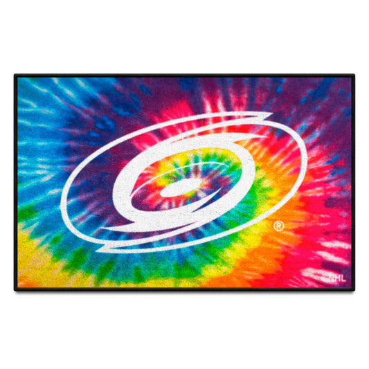 Carolina Hurricanes Tie Dye Starter Mat Accent Rug - 19in. x 30in. - Carolina Hurricanes
