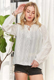 ADORA Cotton Peasant Top - Trendsi - Flyclothing LLC