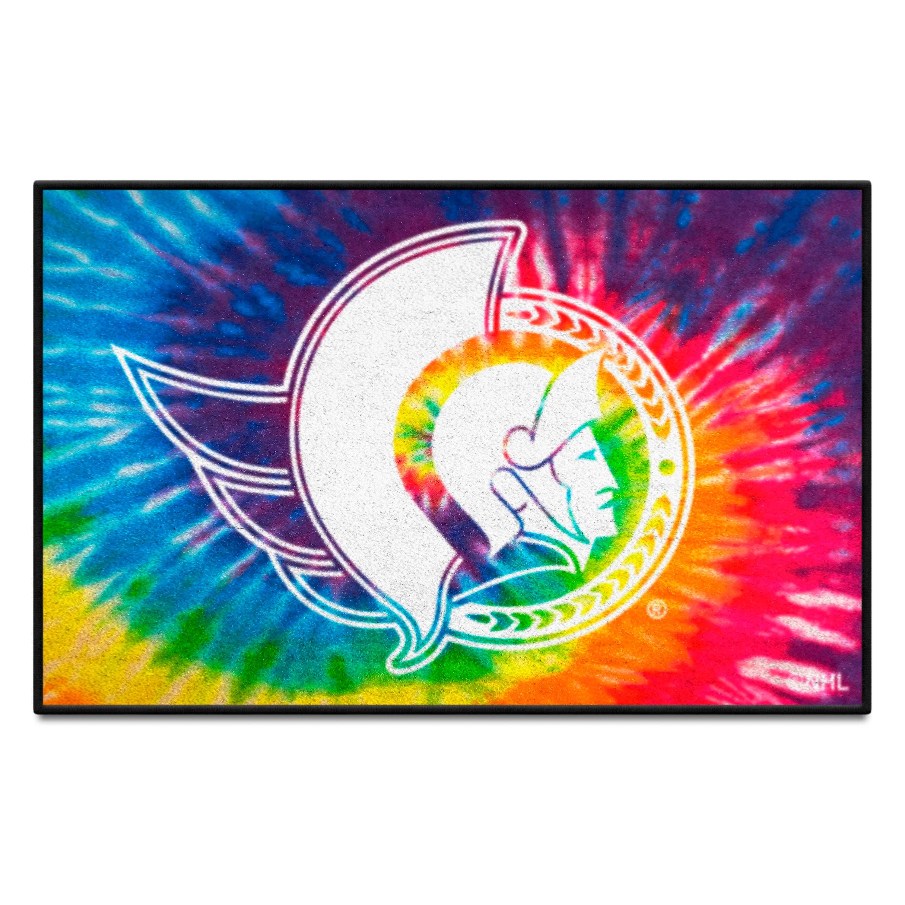 Ottawa Senators Tie Dye Starter Mat Accent Rug - 19in. x 30in. - Ottawa Senators
