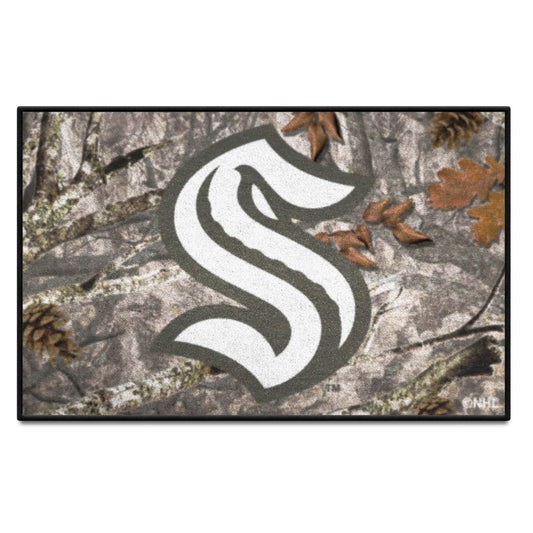 Seattle Kraken Camo Starter Mat Accent Rug - 19in. x 30in. - Seattle Kraken
