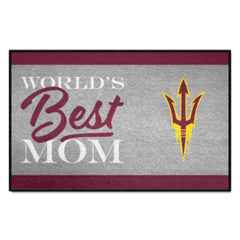 Arizona State Sun Devils World's Best Mom Starter Mat Accent Rug - 19in. x 30in. - Arizona State