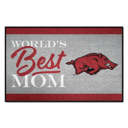 Arkansas Razorbacks Starter Mat Accent Rug - 19in. x 30in. - Arkansas