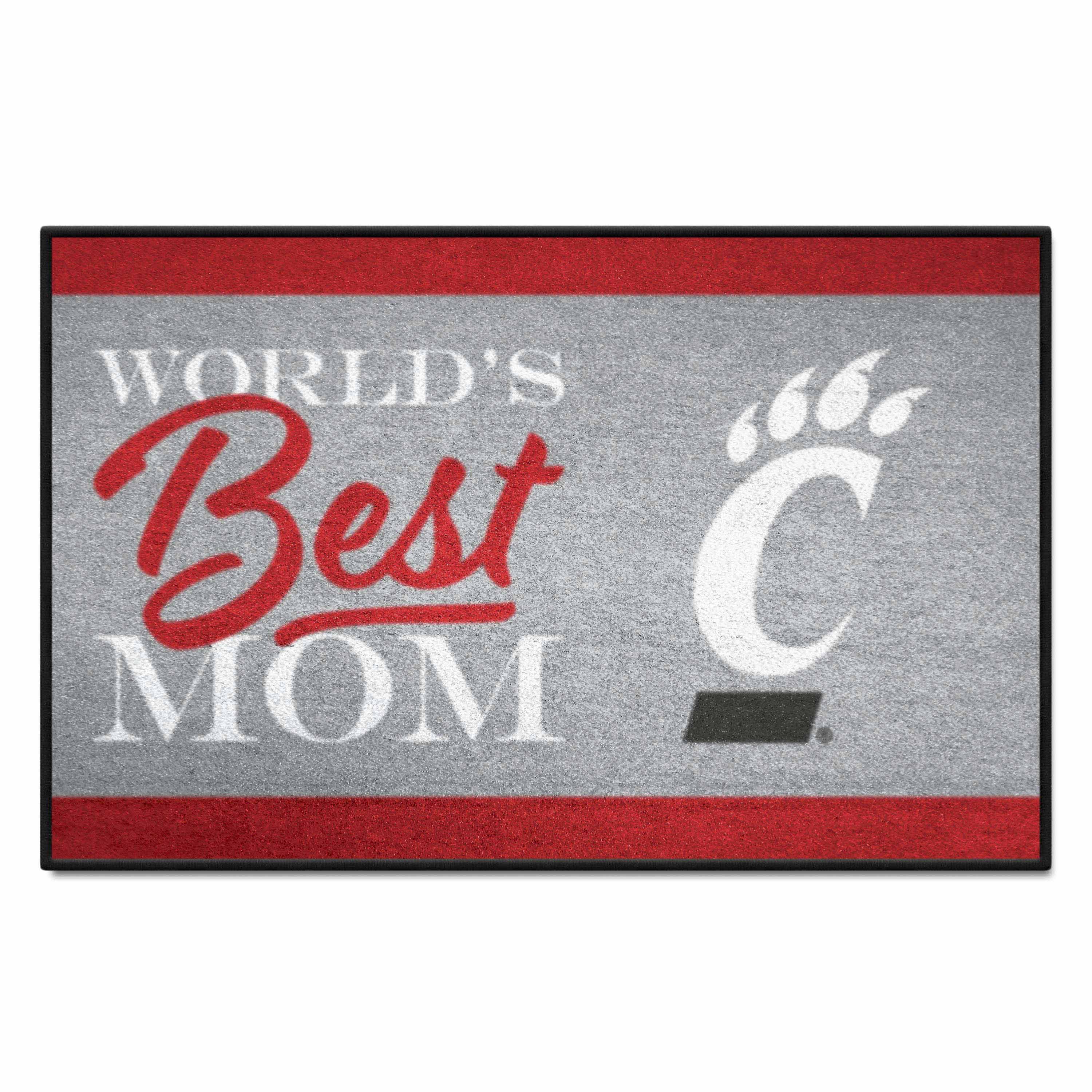 Cincinnati Bearcats World's Best Mom Starter Mat Accent Rug - 19in. x 30in. - Cincinnati