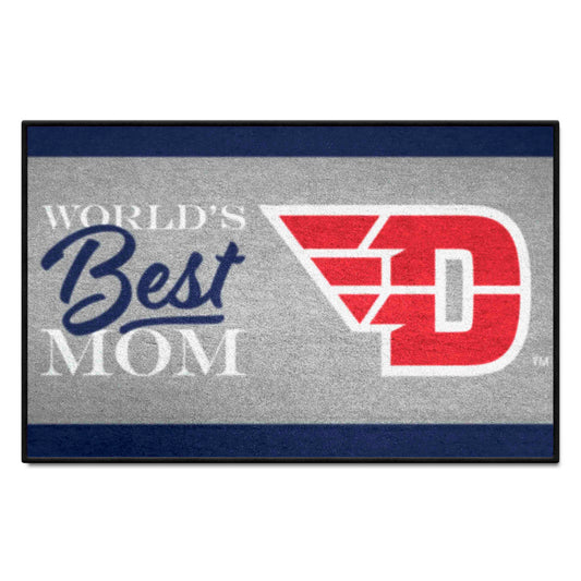Dayton Flyers World's Best Mom Starter Mat Accent Rug - 19in. x 30in. - Dayton