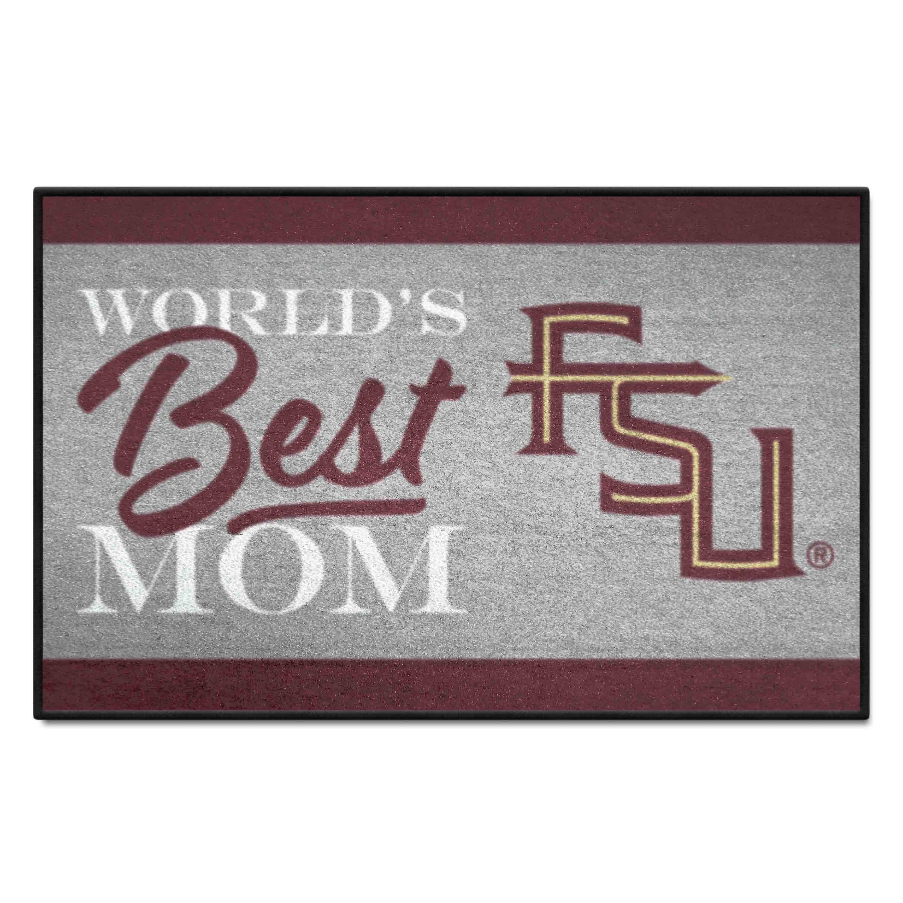Florida State Seminoles World's Best Mom Starter Mat Accent Rug - 19in. x 30in. - Florida State