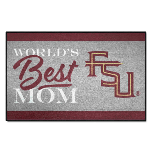Florida State Seminoles World's Best Mom Starter Mat Accent Rug - 19in. x 30in. - Florida State