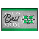Marshall Thundering Herd World's Best Mom Starter Mat Accent Rug - 19in. x 30in. - Marshall