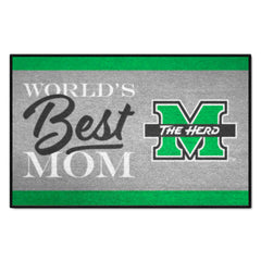 Marshall Thundering Herd World's Best Mom Starter Mat Accent Rug - 19in. x 30in. - Marshall