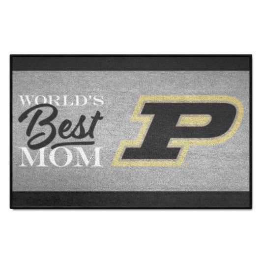 Purdue Boilermakers World's Best Mom Starter Mat Accent Rug - 19in. x 30in. - Purdue