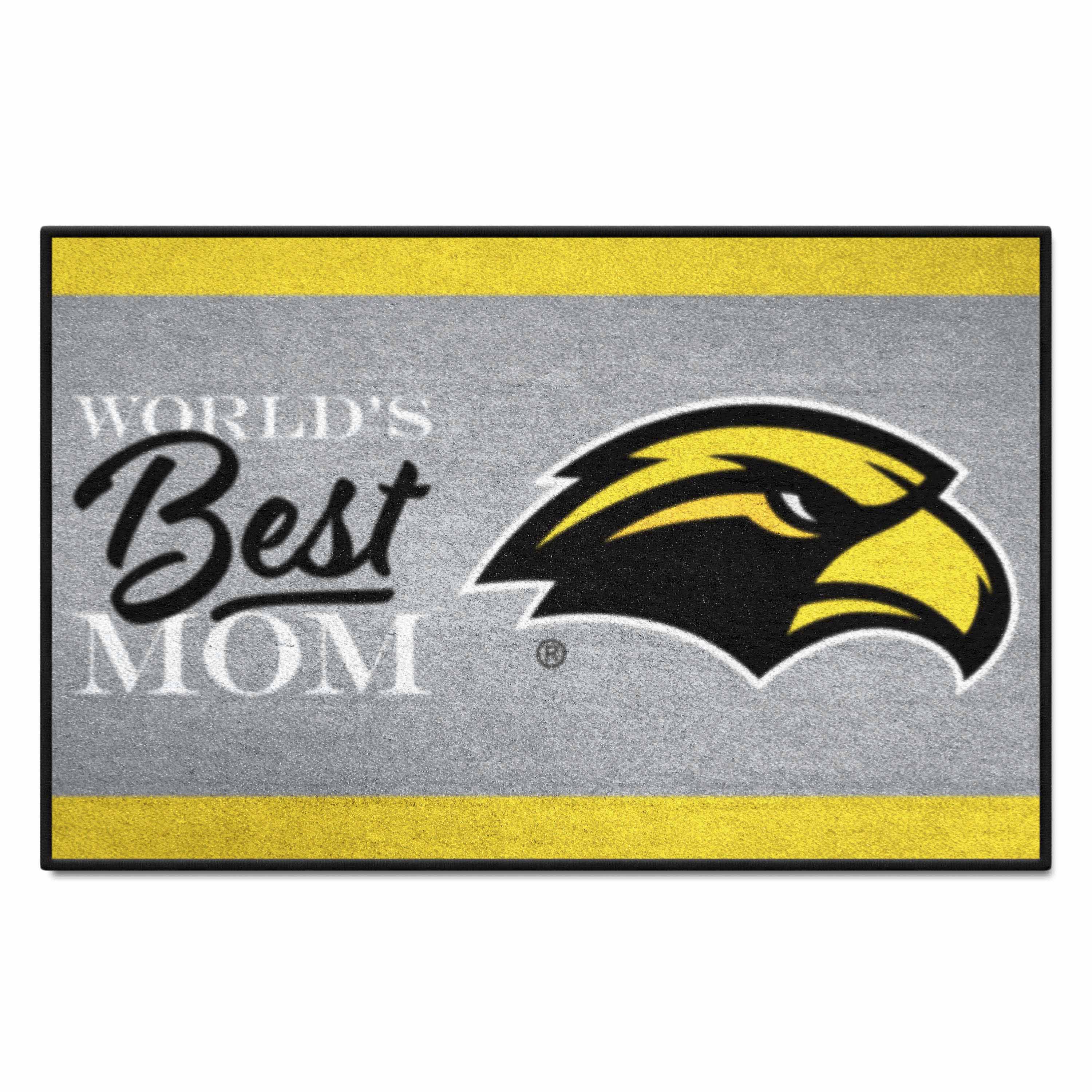 Southern Miss Golden Eagles World's Best Mom Starter Mat Accent Rug - 19in. x 30in.