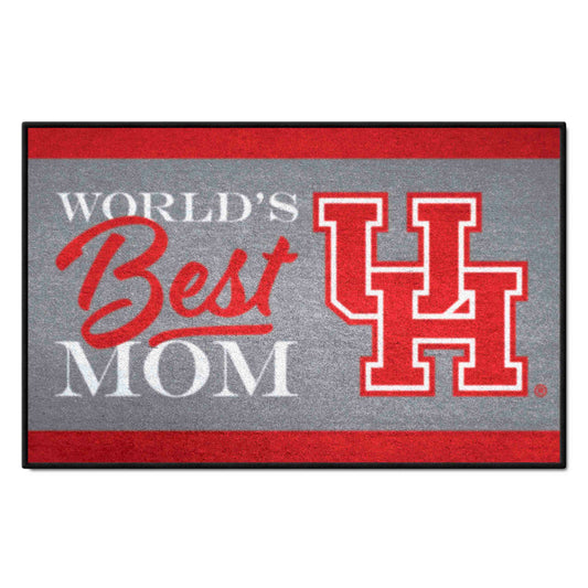 Houston Cougars World's Best Mom Starter Mat Accent Rug - 19in. x 30in. - Houston