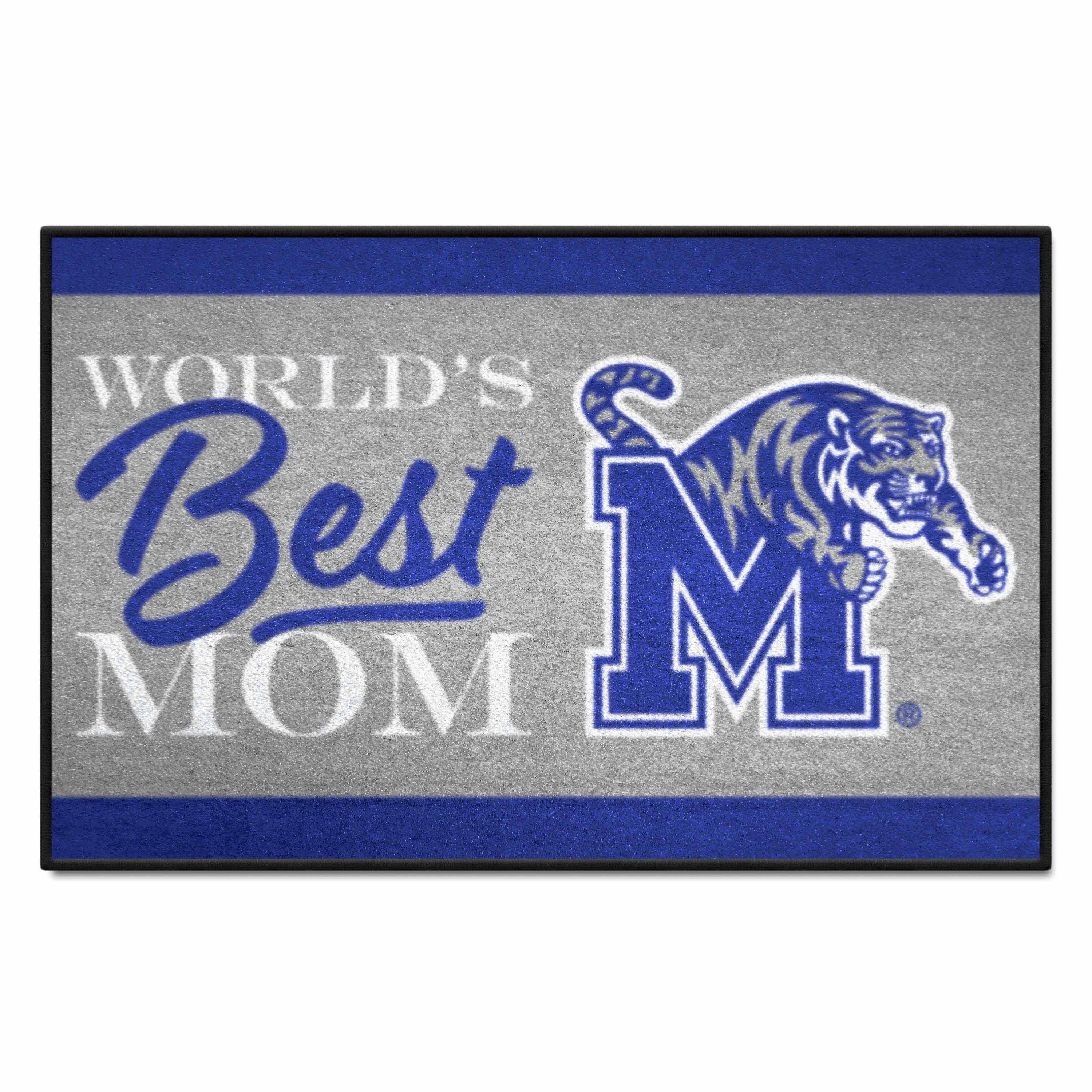 Memphis Tigers World's Best Mom Starter Mat Accent Rug - 19in. x 30in. - Memphis