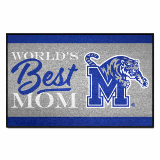 Memphis Tigers World's Best Mom Starter Mat Accent Rug - 19in. x 30in. - Memphis