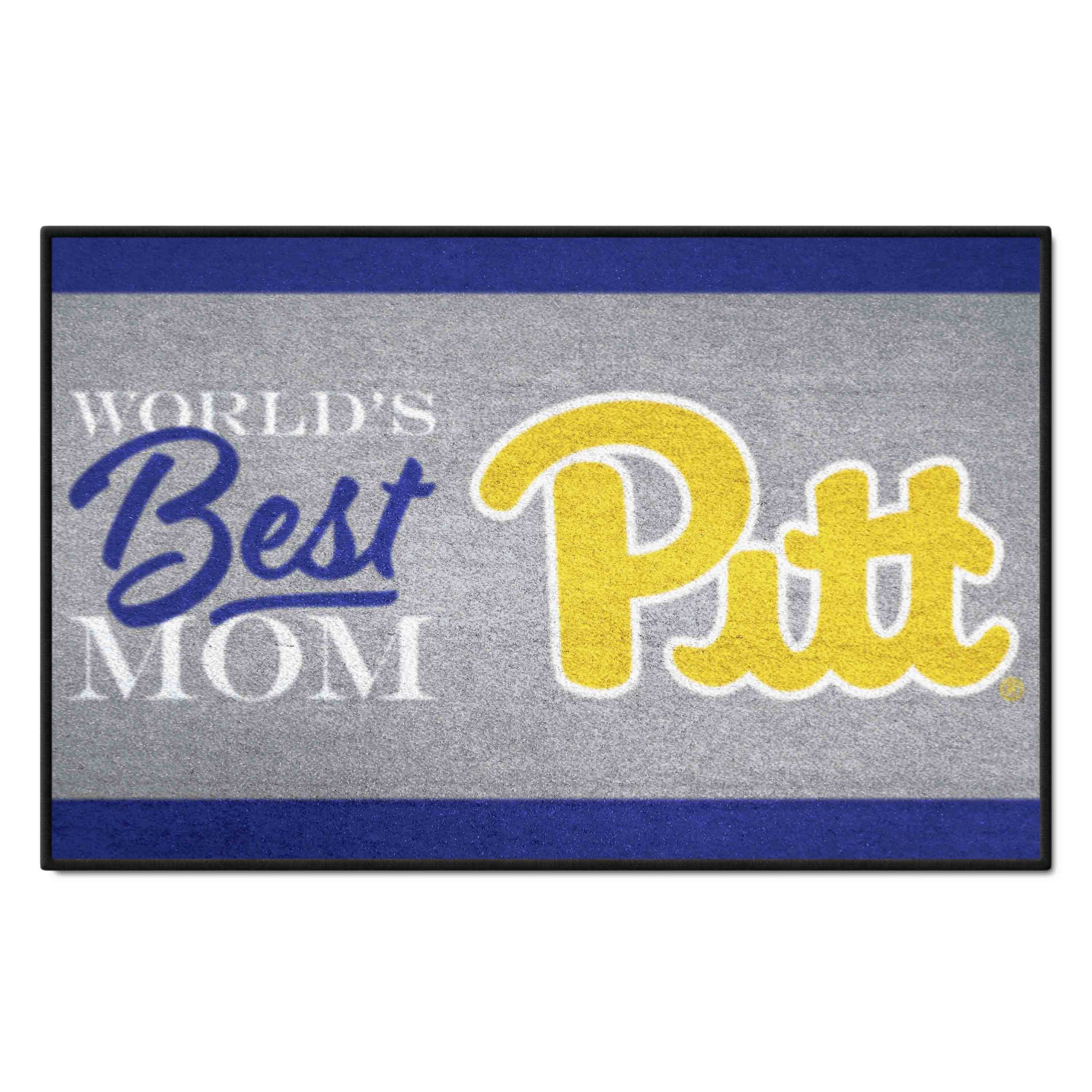 Pitt Panthers World's Best Mom Starter Mat Accent Rug - 19in. x 30in. - Pitt