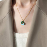 Heart Pendant Titanium Steel Necklace - Trendsi - Flyclothing LLC