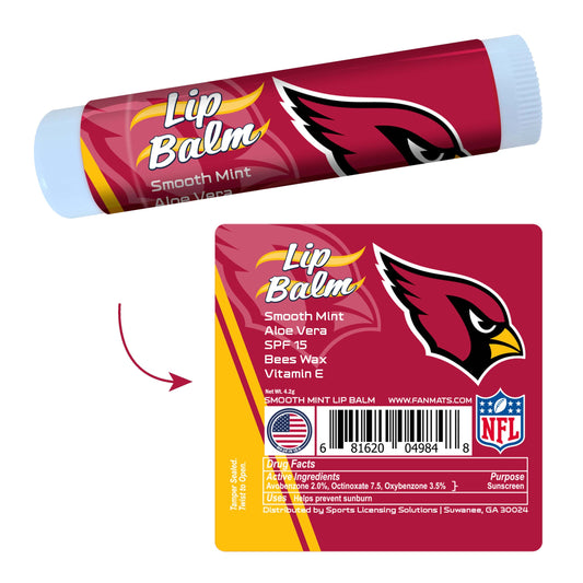 Arizona Cardinals Smooth Mint SPF 15 Lip Balm - Arizona Cardinals