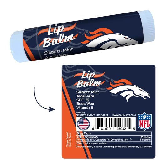 Denver Broncos Smooth Mint SPF 15 Lip Balm - Denver Broncos