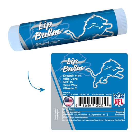 Detroit Lions Smooth Mint SPF 15 Lip Balm - Detroit Lions