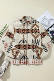 Zip Up Mock Neck Jacket - Trendsi