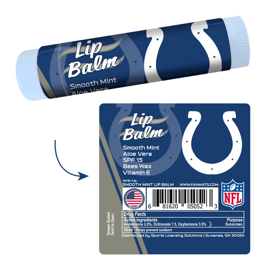 Indianapolis Colts Smooth Mint SPF 15 Lip Balm - Indianapolis Colts
