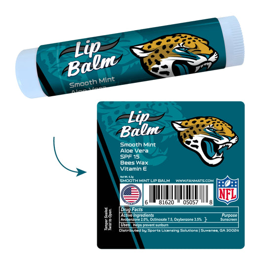 Jacksonville Jaguars Smooth Mint SPF 15 Lip Balm - Jacksonville Jaguars