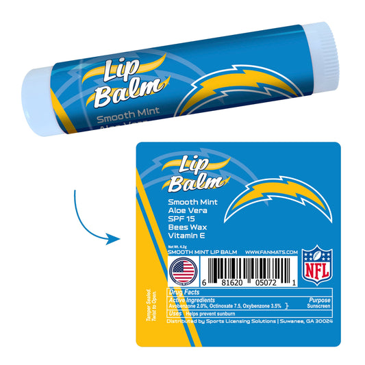 Los Angeles Chargers Smooth Mint SPF 15 Lip Balm - Los Angeles Chargers