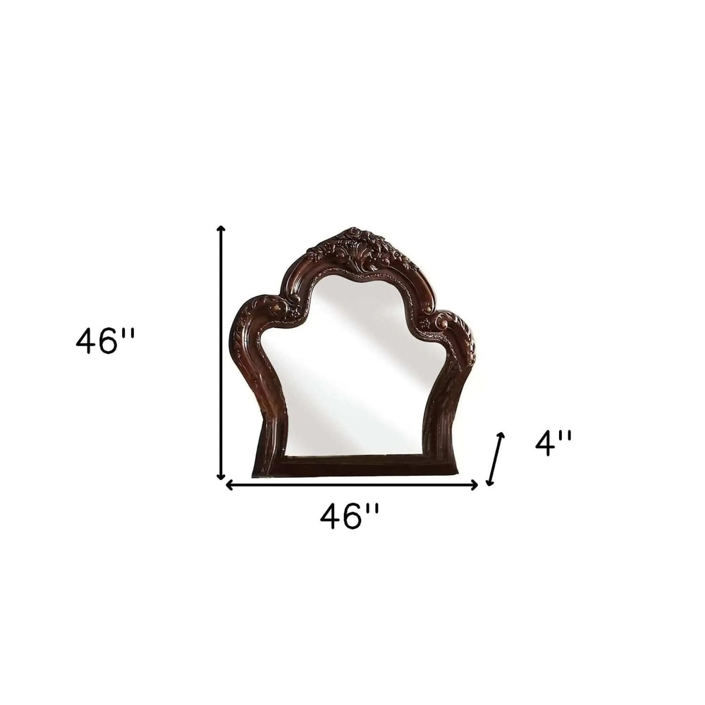 46" Abstract Framed Accent Mirror - Homeroots - Flyclothing LLC