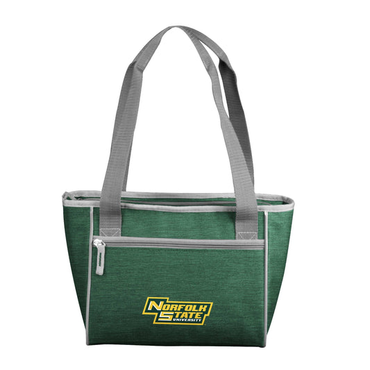 Norfolk State Crosshatch 16 Can Cooler Tote - Logo Brands - Flyclothing LLC