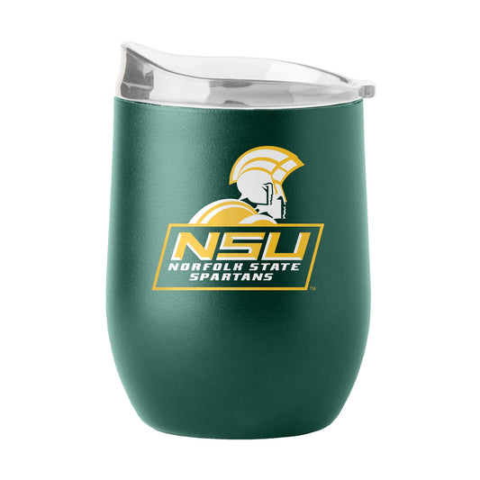 Norfolk State 16oz Flipside Powder Coat Curved Bev - Logo Brands - Flyclothing LLC