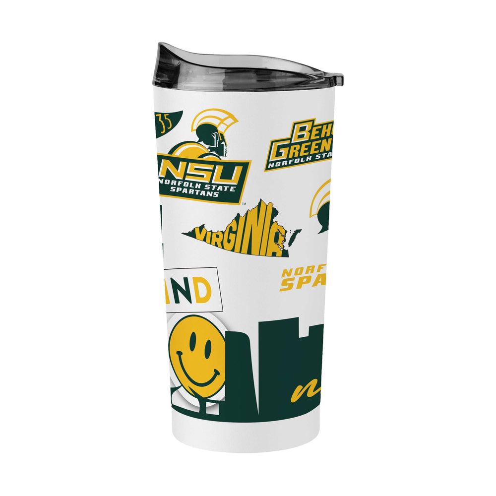 Norfolk State 20oz Native Powder Coat Tumbler - Logo Brands - Flyclothing LLC