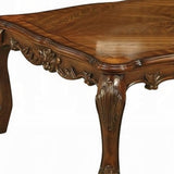 54" Brown Solid Wood Coffee Table - Homeroots